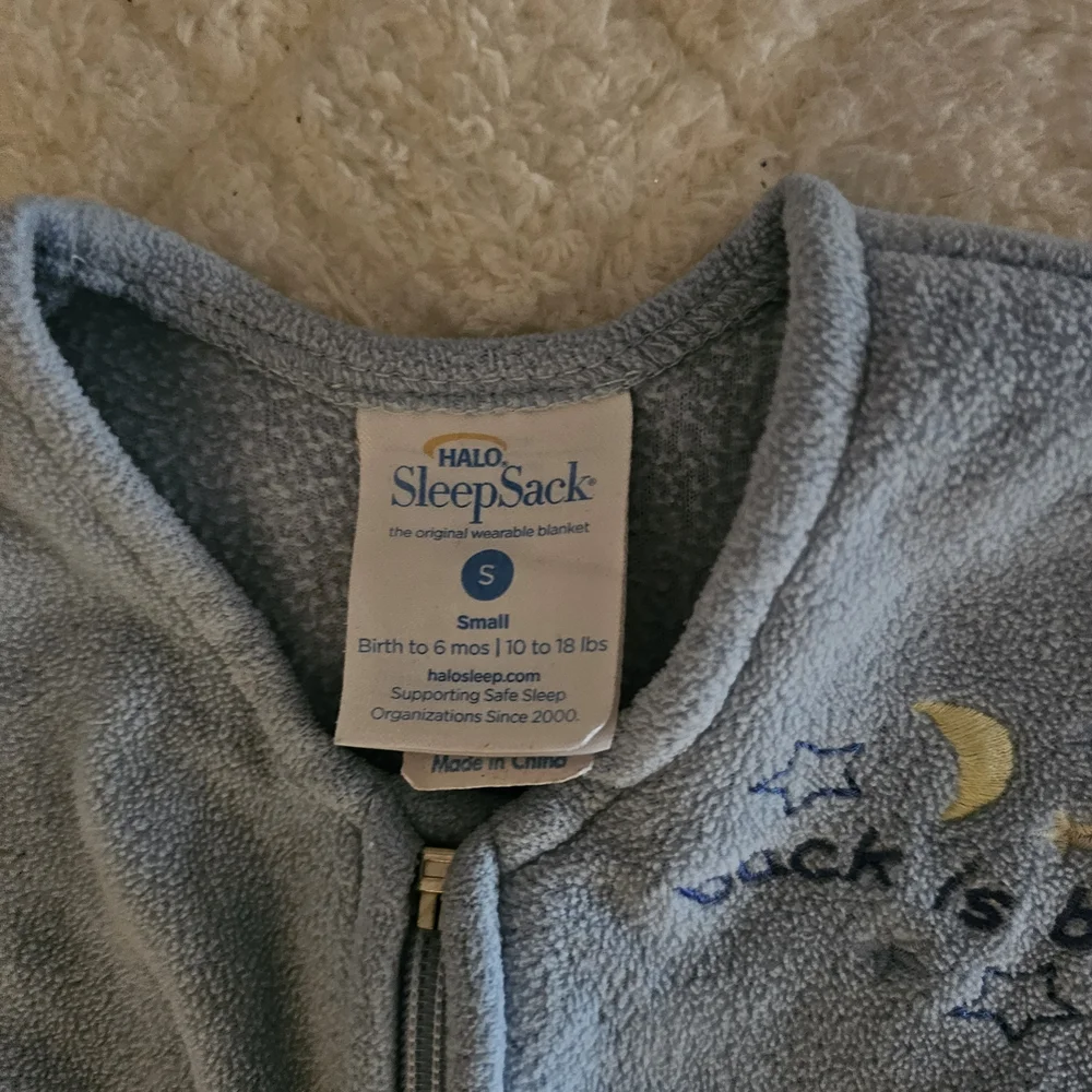 Halo Light Blue Baby Sleep Sack - Picture 5 of 6